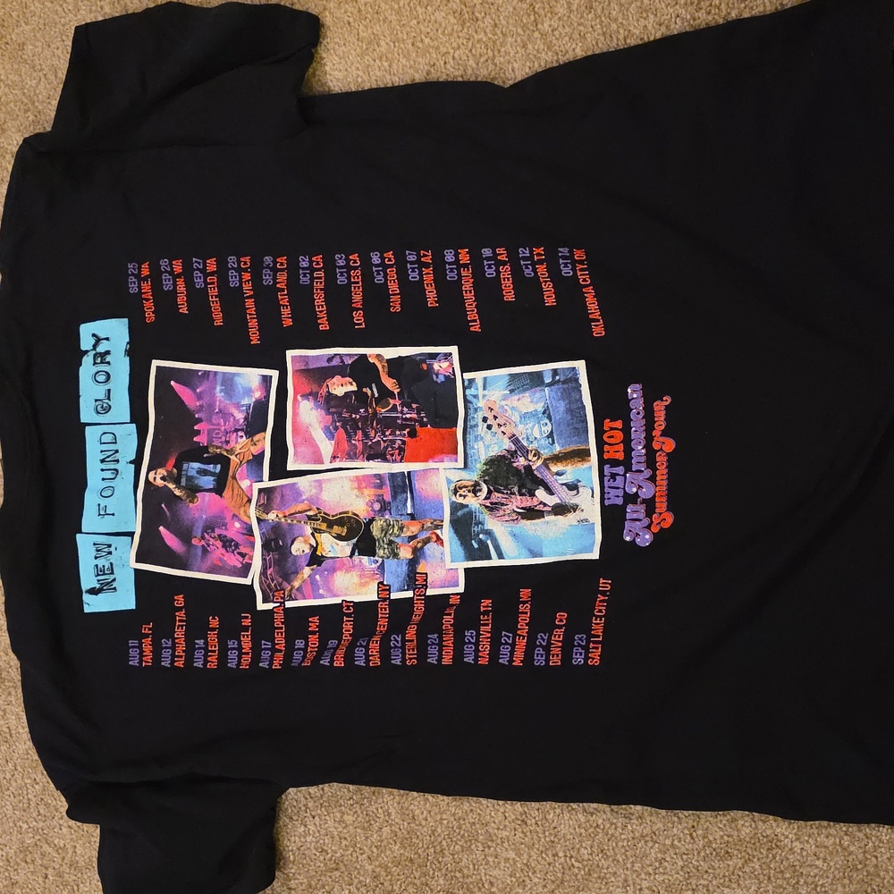 Tour Shirt, NEW FOUND GLORY 2023 - Picture 5 of 6
